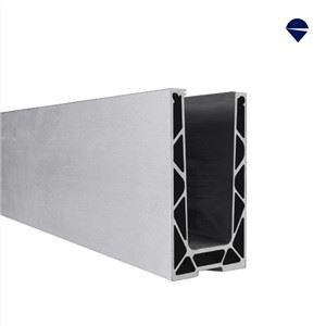 Ayarlanabilir 1.5kN Üstten Montajlı Alüminyum Cam Kanal